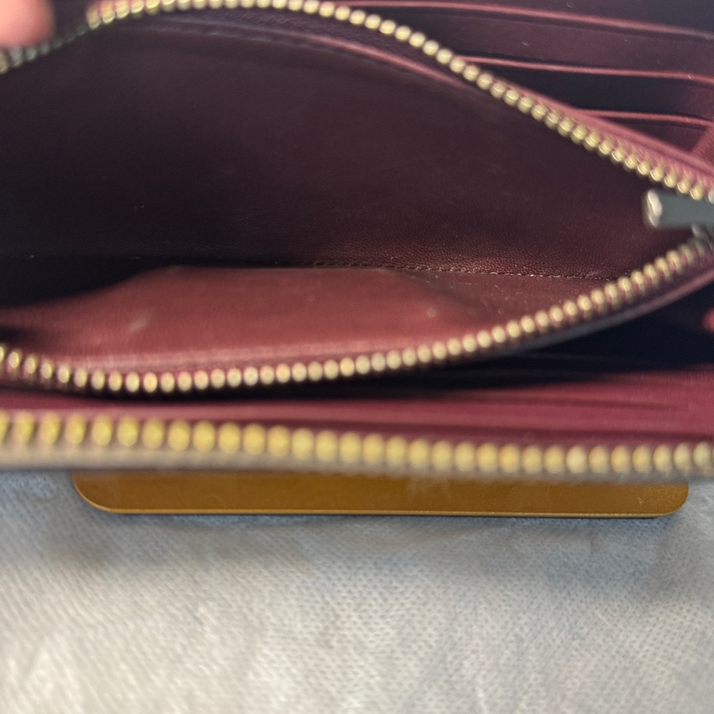 Coach Tan 1941 Link exotic phyton wallet rare multicolor leather zip around - Picture 13 of 14